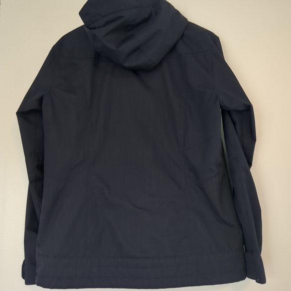 Columbia Omni Shield Jacket Women's Large Dark Blue Outdoor Gorpcore Hooded - Picture 4 of 11